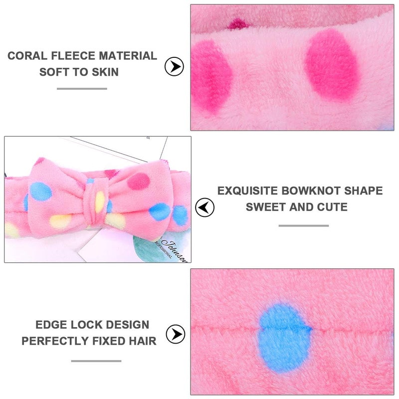 LADES Soft Skincare Headband â€“ Adjustable, Comfortable & Stretchy Fabric, Cute Patterns for Makeup, Facial â€“ Non-Slip, Headband for Hair Control - Image 2
